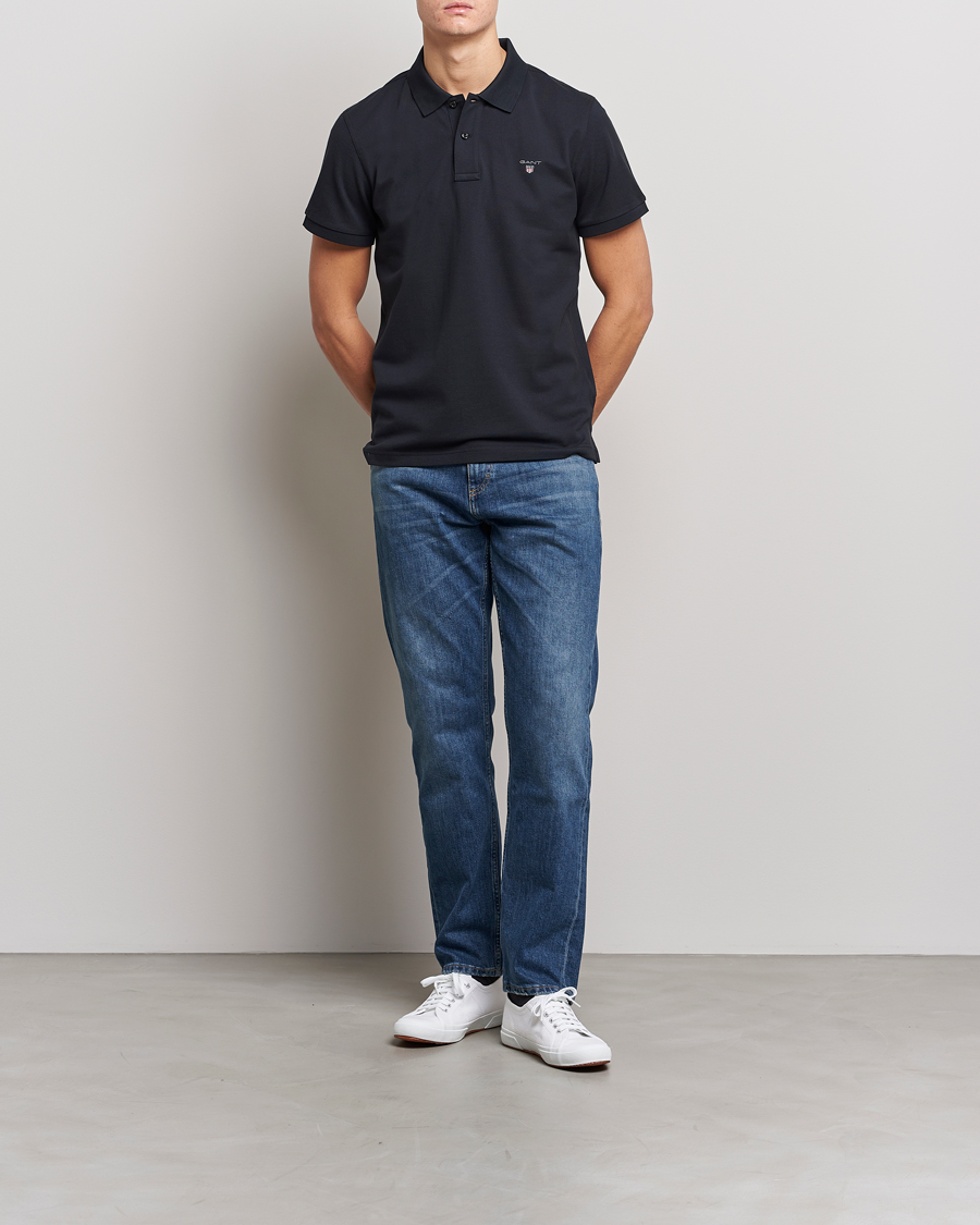 Homme | Polos | GANT | The Original Polo Black