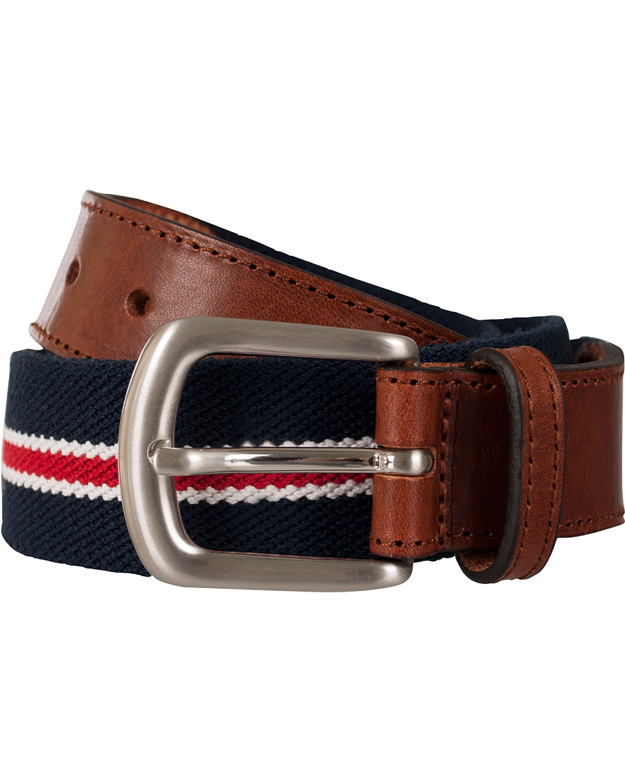 Heren | GANT Prep School Elastic Belt Bright Red | GANT | Prep School Elastic Belt Bright Red