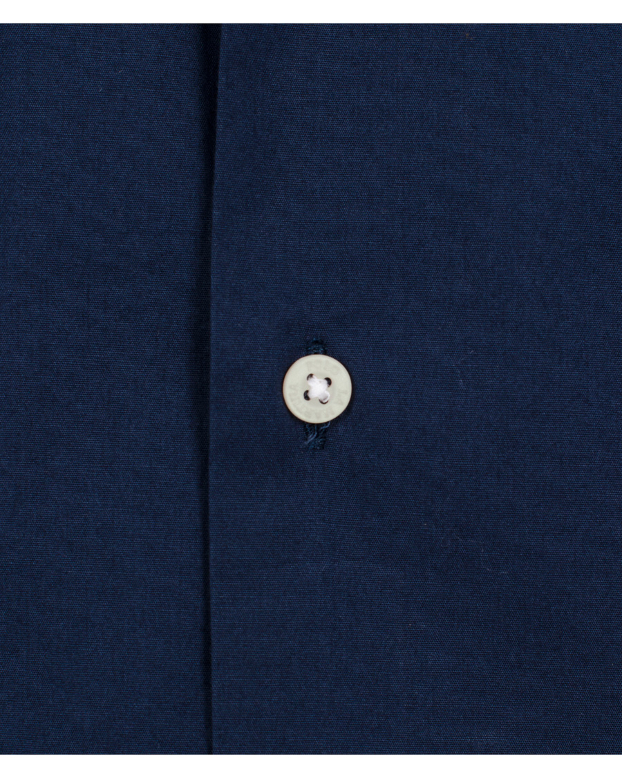 Heren | Overhemden | La Martina | Maserati Poplin Stretch Shirt Navy