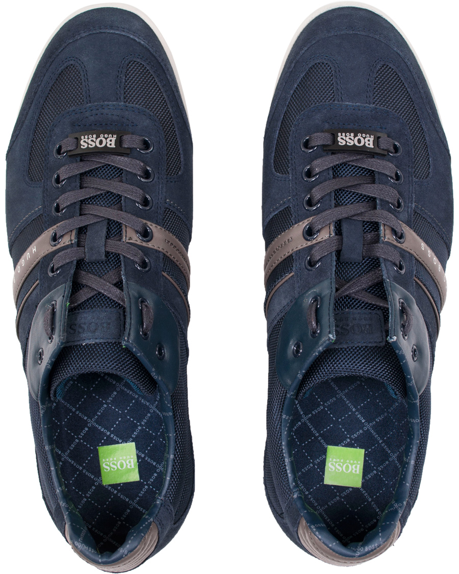 Heren | BOSS Athleisure Akeen Sneaker Open Blue | BOSS GREEN | BOSS Athleisure Akeen Sneaker Open Blue