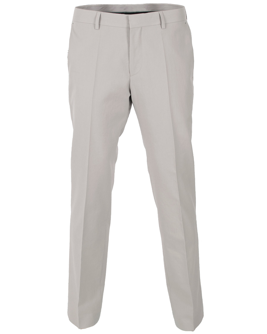 Heren | Broeken | BOSS BLACK | BOSS Genesis 2 Cotton Stretch Trouser Silver