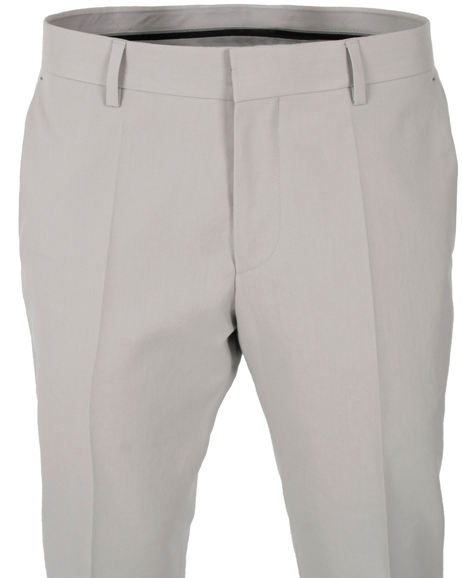 Heren | Broeken | BOSS BLACK | BOSS Genesis 2 Cotton Stretch Trouser Silver