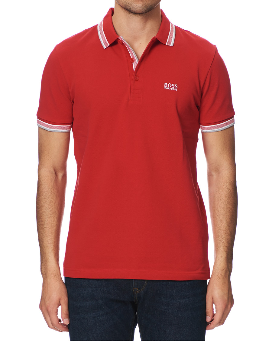 Homme | Polos | BOSS GREEN | BOSS Athleisure Paddy Piké Medium Red