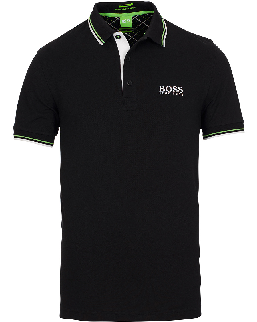Homme | Polos | BOSS GREEN | BOSS Athleisure Paddy Pro Piké Black
