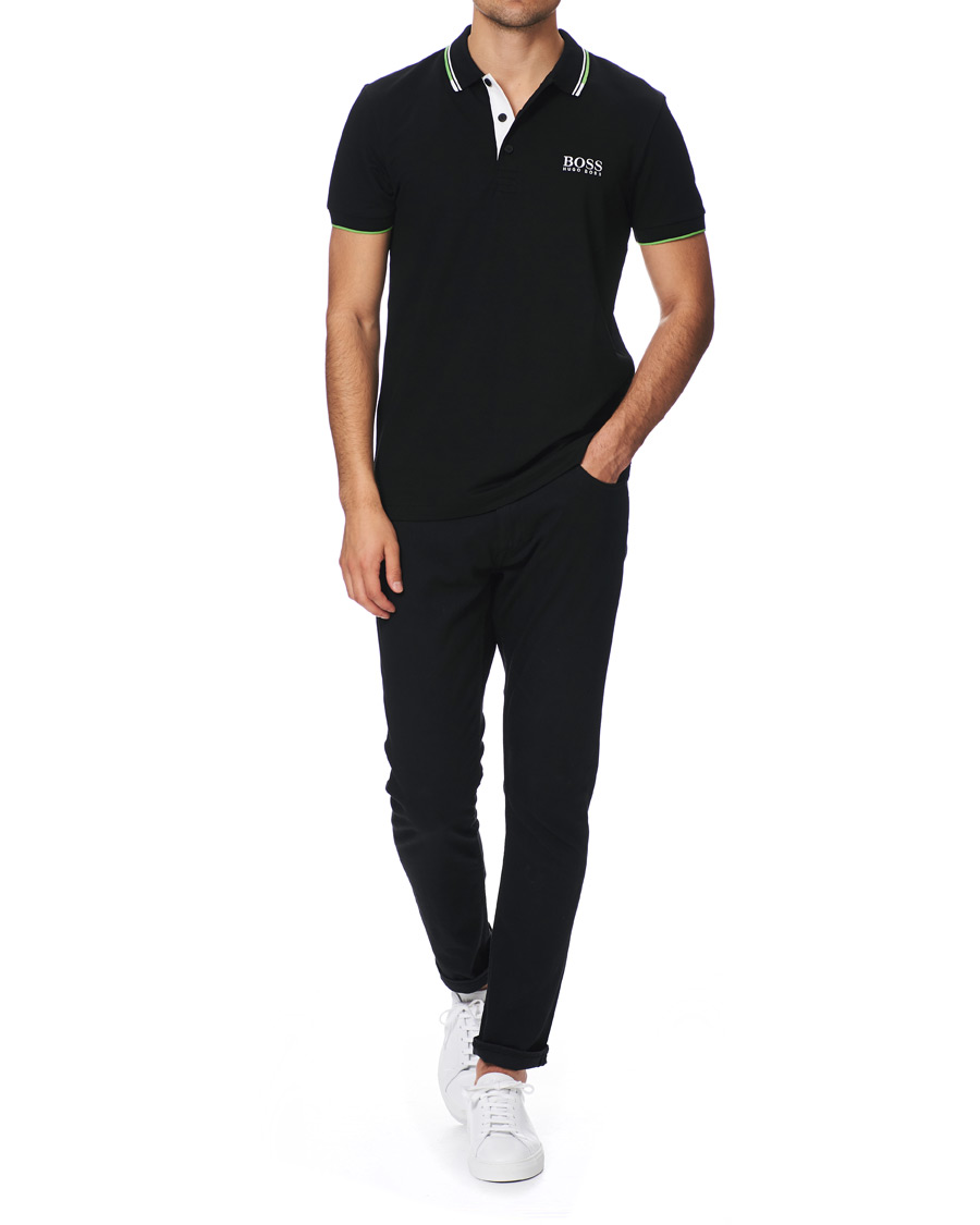 Homme | Polos | BOSS GREEN | BOSS Athleisure Paddy Pro Piké Black