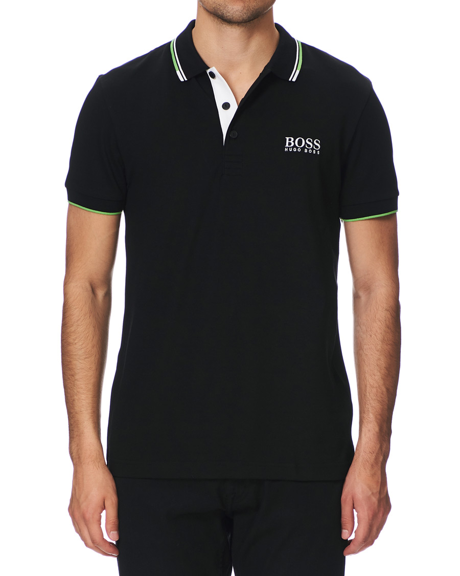Homme | Polos | BOSS GREEN | BOSS Athleisure Paddy Pro Piké Black