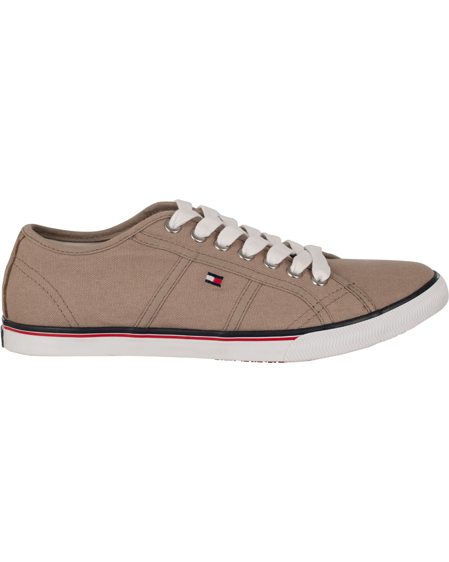 Heren | Tommy Hilfiger Vantage 2A Canvas Sneaker Grey Cobblestone | Tommy Hilfiger | Vantage 2A Canvas Sneaker Grey Cobblestone