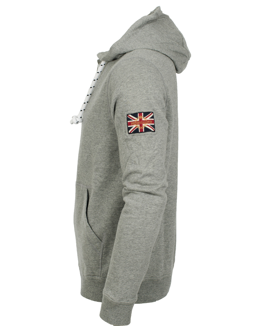 Homme | Pulls Et Tricots | Henri-Lloyd | Henri Lloyd Filey Hooded Full Zip Sweat Grey Marl