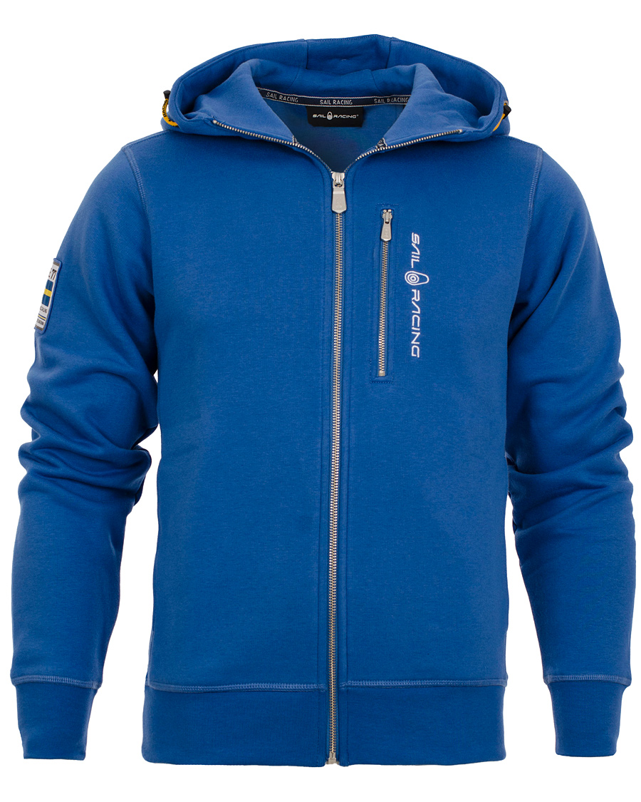 Homme | Pulls Et Tricots | Sail Racing | International Zip Hood Sweden Sapphire Blue