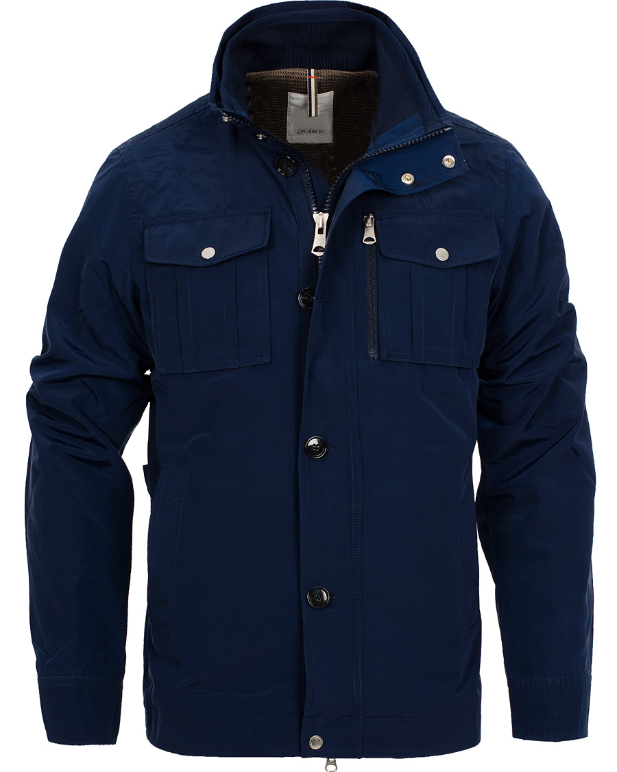 Homme | Manteaux Et Vestes | J.Lindeberg | Bailey Structured Poly Jacket Dark Blue