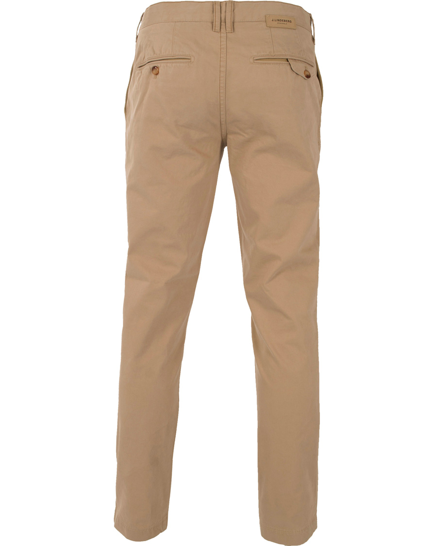 Homme | Pantalons | J.Lindeberg | Chaze Season Cotton Chinos Beige
