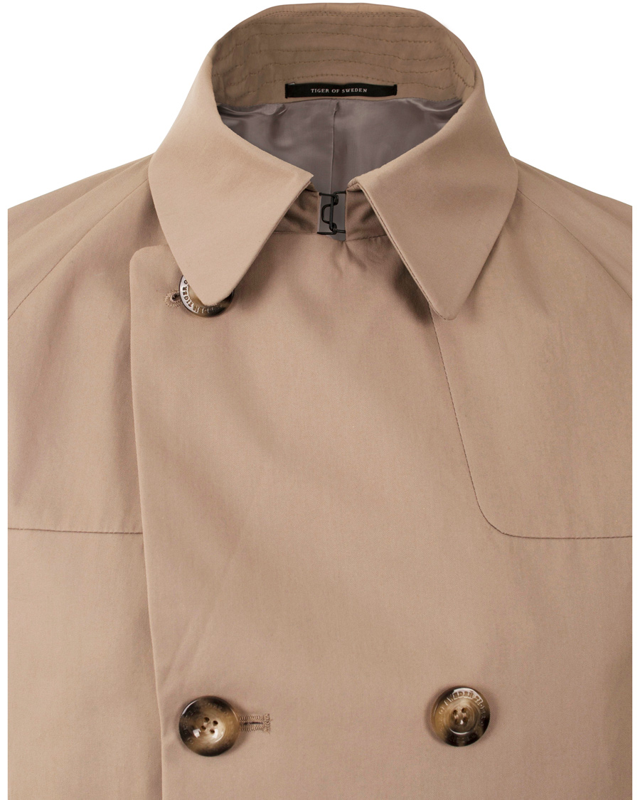 Homme | Manteaux Et Vestes | Tiger of Sweden | Raine Trenchcoat Khaki