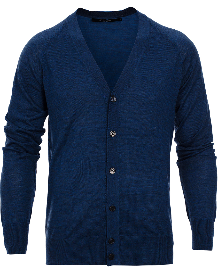 Homme | Pulls Et Tricots | Tiger of Sweden | Reeves Cardigan Blue