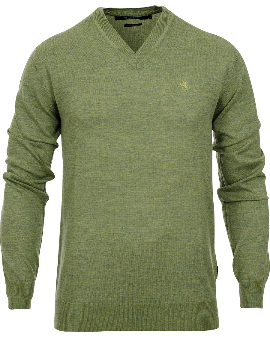 Homme | Pulls Et Tricots | Tiger of Sweden | Harvard V-Neck Pullover Green