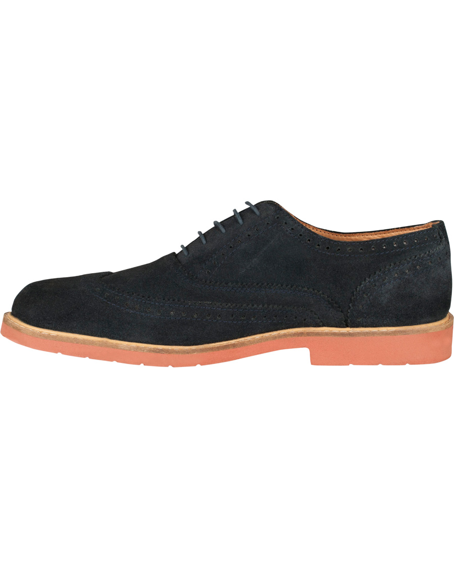 Homme | Tiger of Sweden Leon 54 Brogue Navy Suede | Tiger of Sweden | Leon 54 Brogue Navy Suede