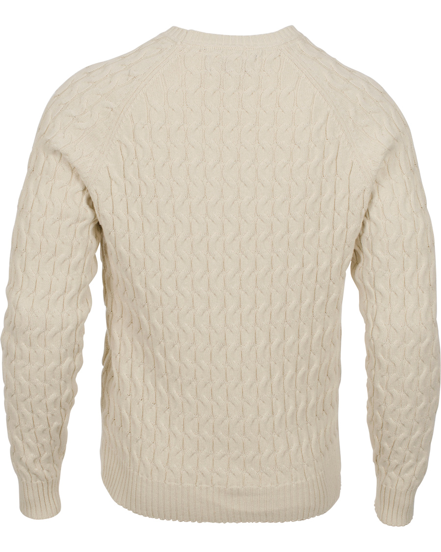 Homme | Pulls Et Tricots | Lyle & Scott | Crew Neck Cable Pullover Oat