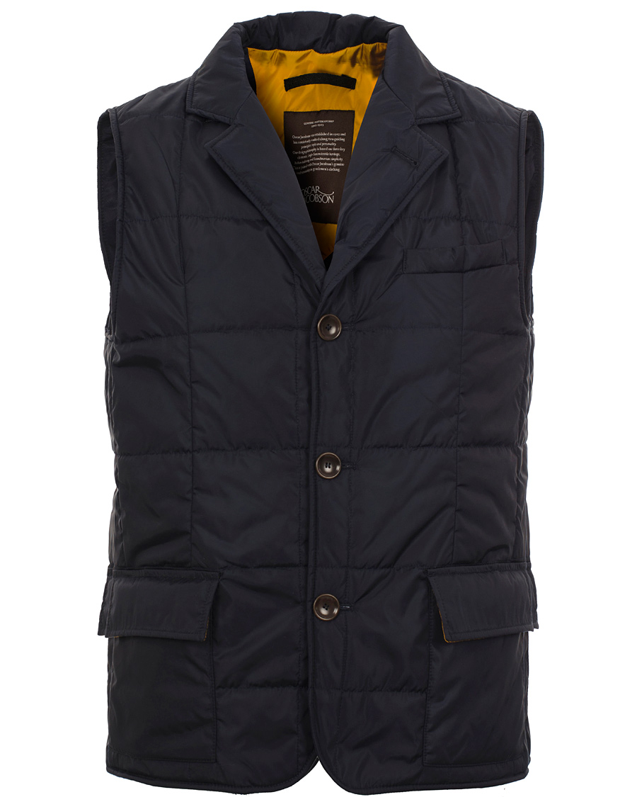 Homme | Manteaux Et Vestes | Oscar Jacobson | Clinton Vest Navy