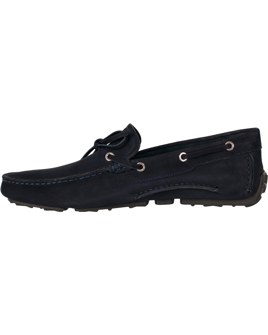Homme | BALLY Dramer U Suede Car Shoe Blue Navy | Bally | Dramer U Suede Car Shoe Blue Navy