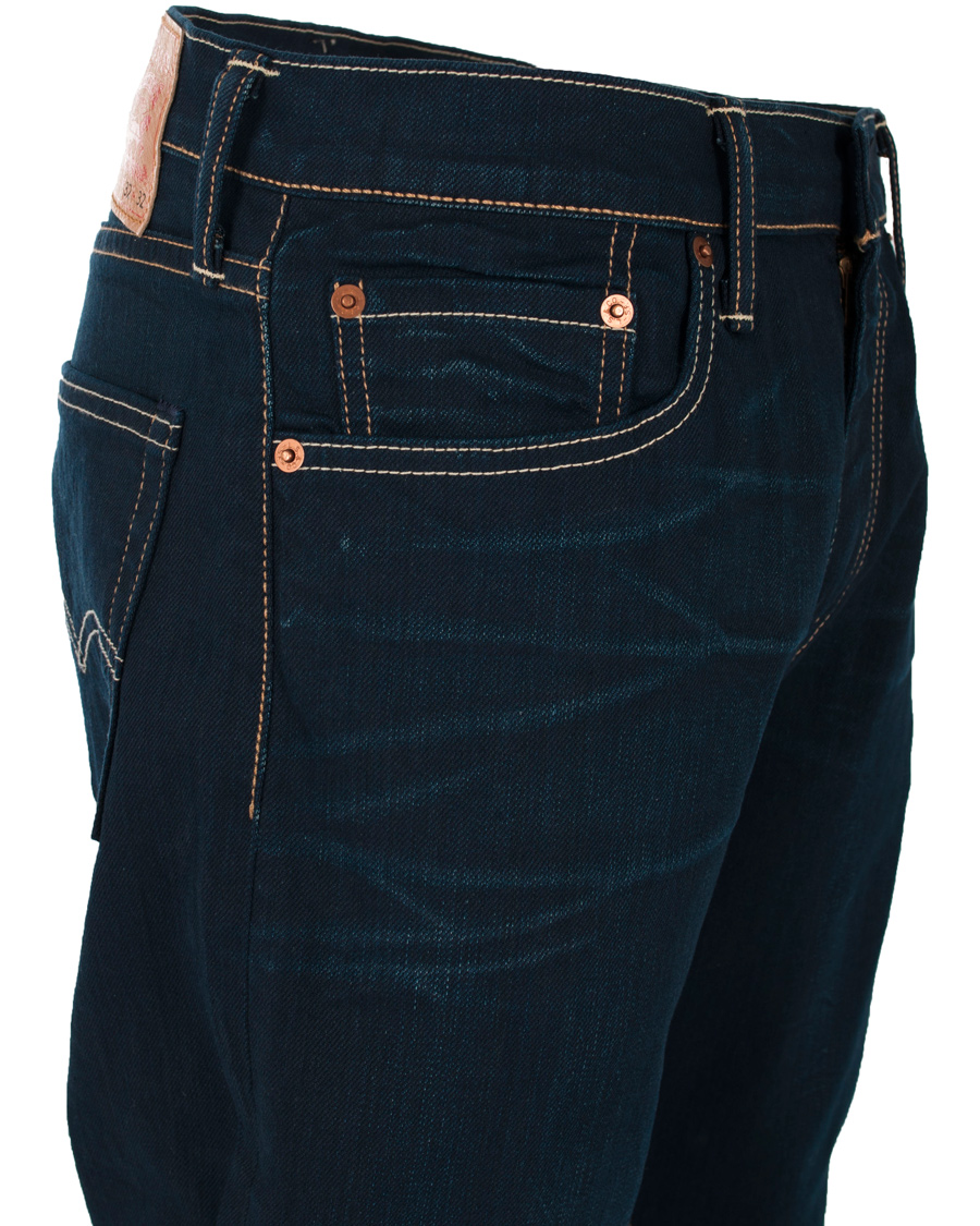 Heren | Jeans | Levi's | Levis 504 Regular Straight Jeans Crumpled Navy