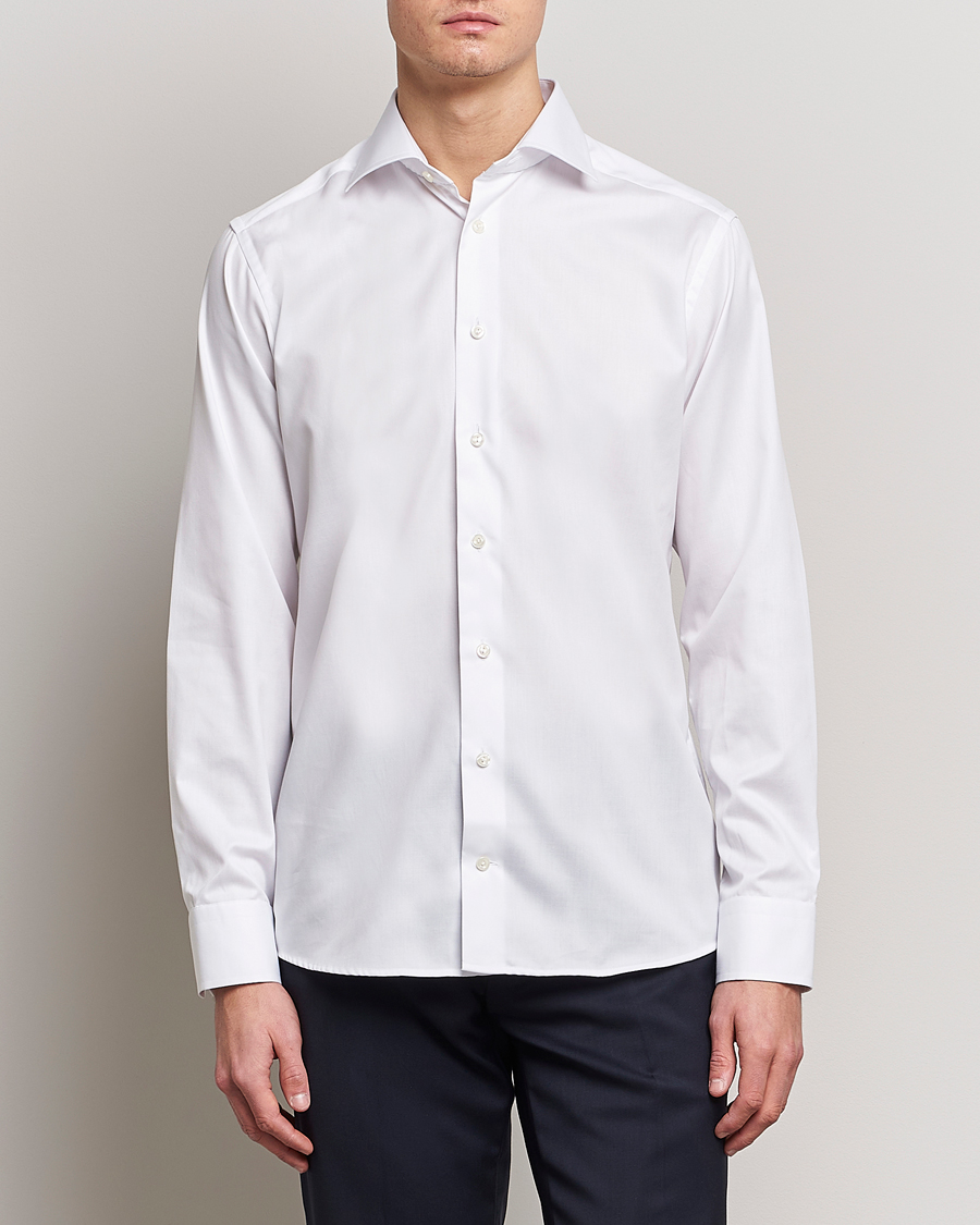 Heren | Overhemden | Eton | Slim Fit Shirt White
