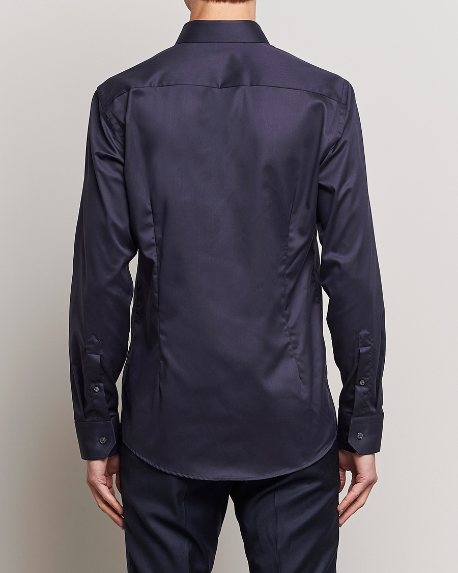 Heren | Overhemden | Eton | Slim Fit Shirt Navy