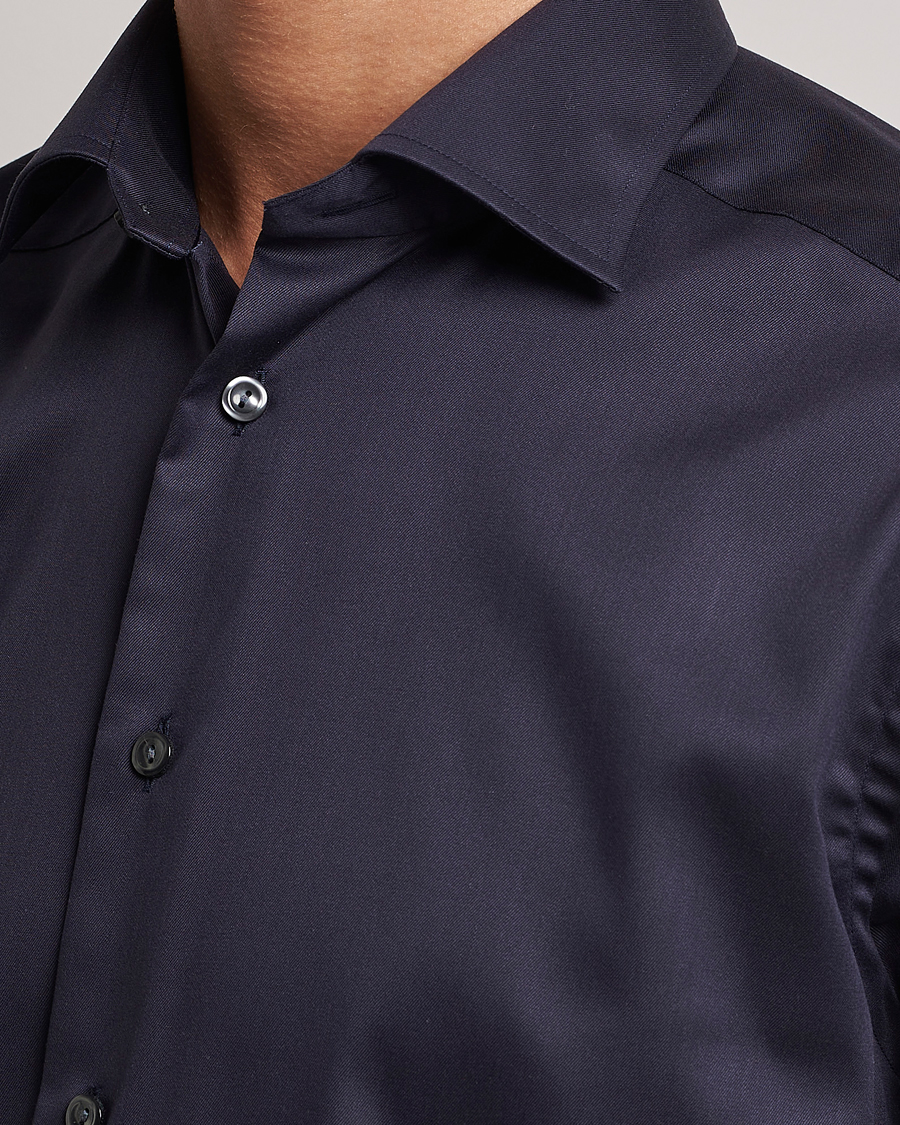 Heren | Overhemden | Eton | Slim Fit Shirt Navy