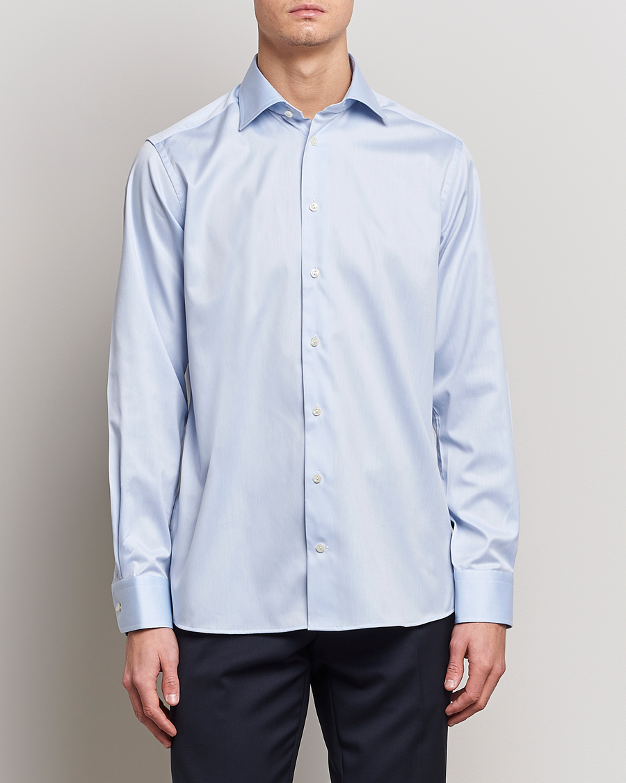 Heren | Overhemden | Eton | Contemporary Fit Shirt Blue