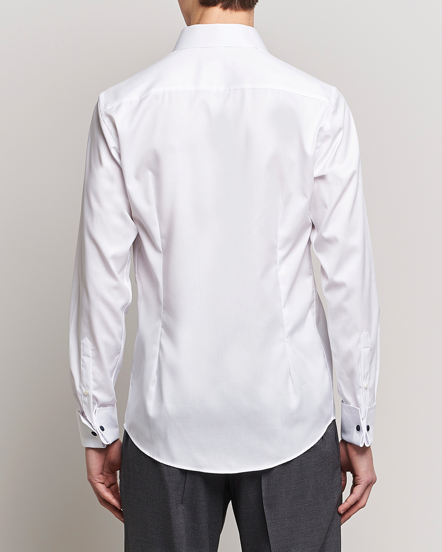 Heren | Overhemden | Eton | Slim Fit Shirt Double Cuff White