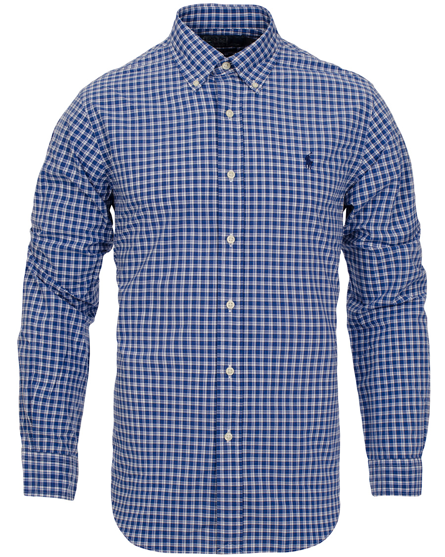 Heren | Overhemden | Polo Ralph Lauren | Slim Fit Poplin Shirt Navy/White