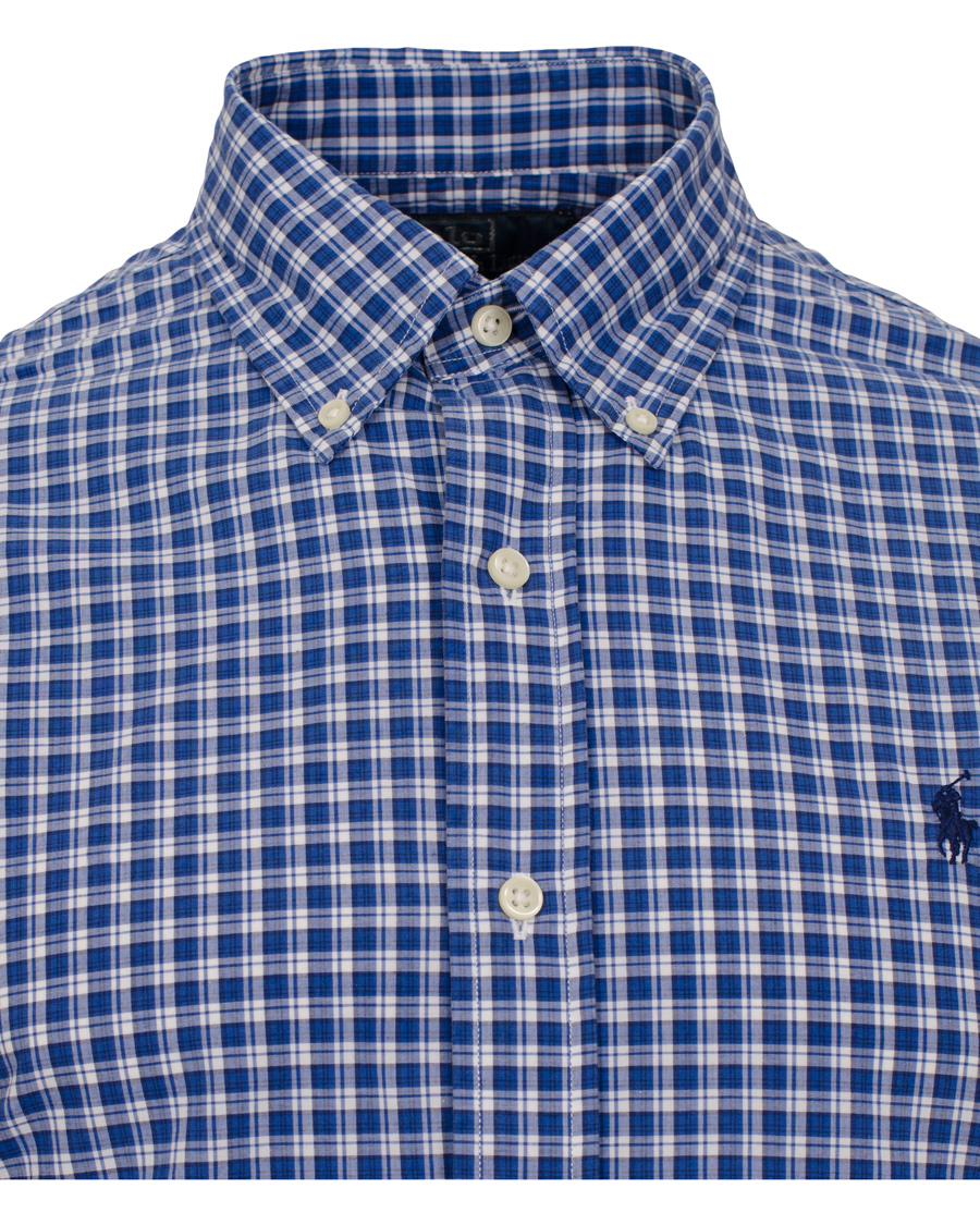 Heren | Overhemden | Polo Ralph Lauren | Slim Fit Poplin Shirt Navy/White