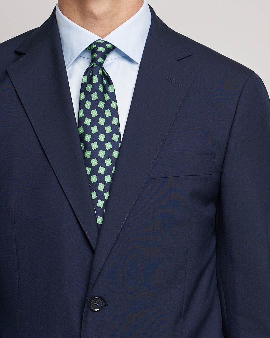 Homme | Blazers | Oscar Jacobson | Edmund Blazer Super 120's Wool Navy