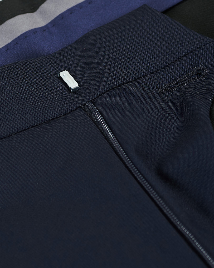 Homme | Pantalons | Oscar Jacobson | Damien Trousers Super 120's Wool Navy 152