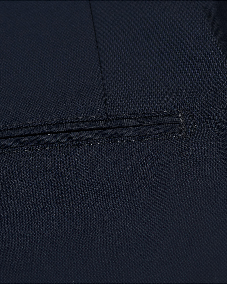 Homme | Pantalons | Oscar Jacobson | Damien Trousers Super 120's Wool Navy 152