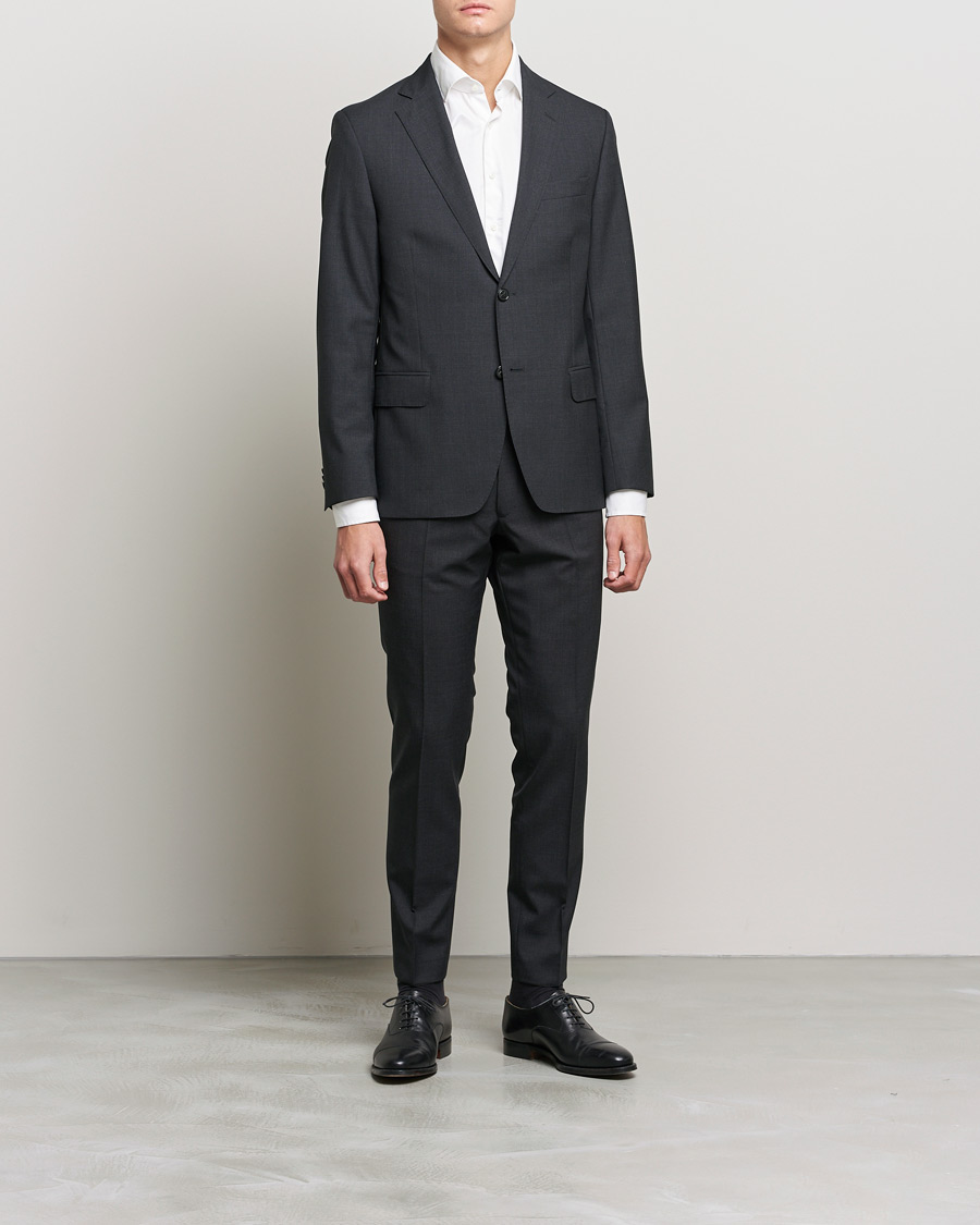 Homme | Blazers | Oscar Jacobson | Edmund Blazer Super 120's Wool Grey