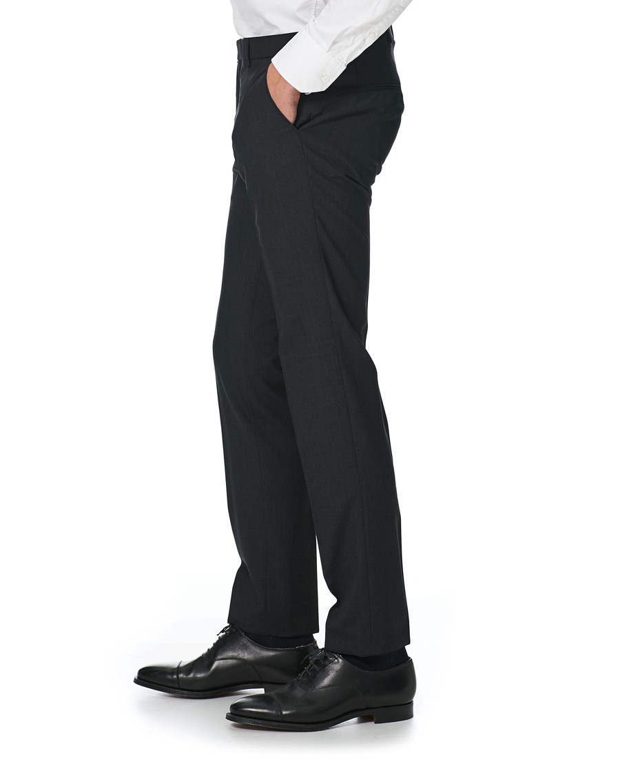 Homme | Pantalons | Oscar Jacobson | Damien Trousers Super 120's Wool Grey