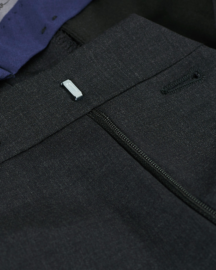 Homme | Pantalons | Oscar Jacobson | Damien Trousers Super 120's Wool Grey