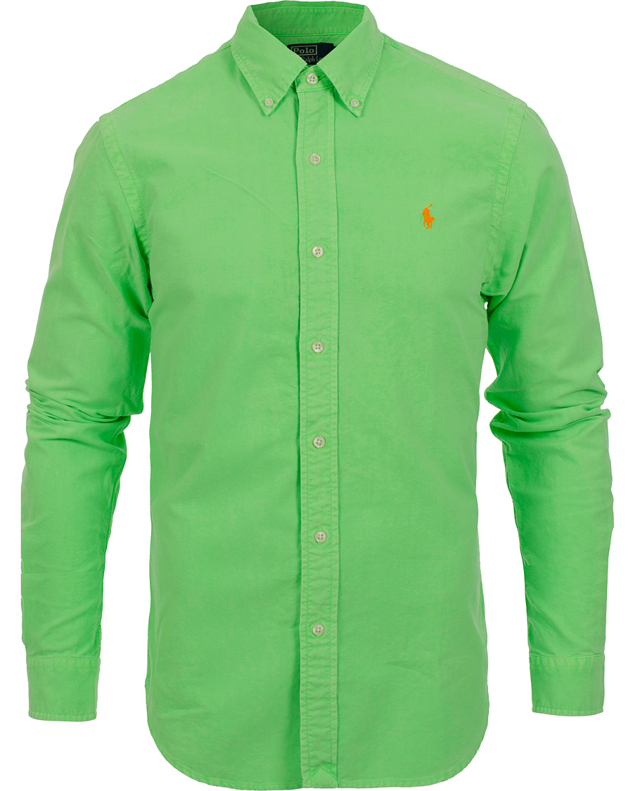 Homme | Chemises | Polo Ralph Lauren | Slim Fit Shirt Oxford Brilliant Lime