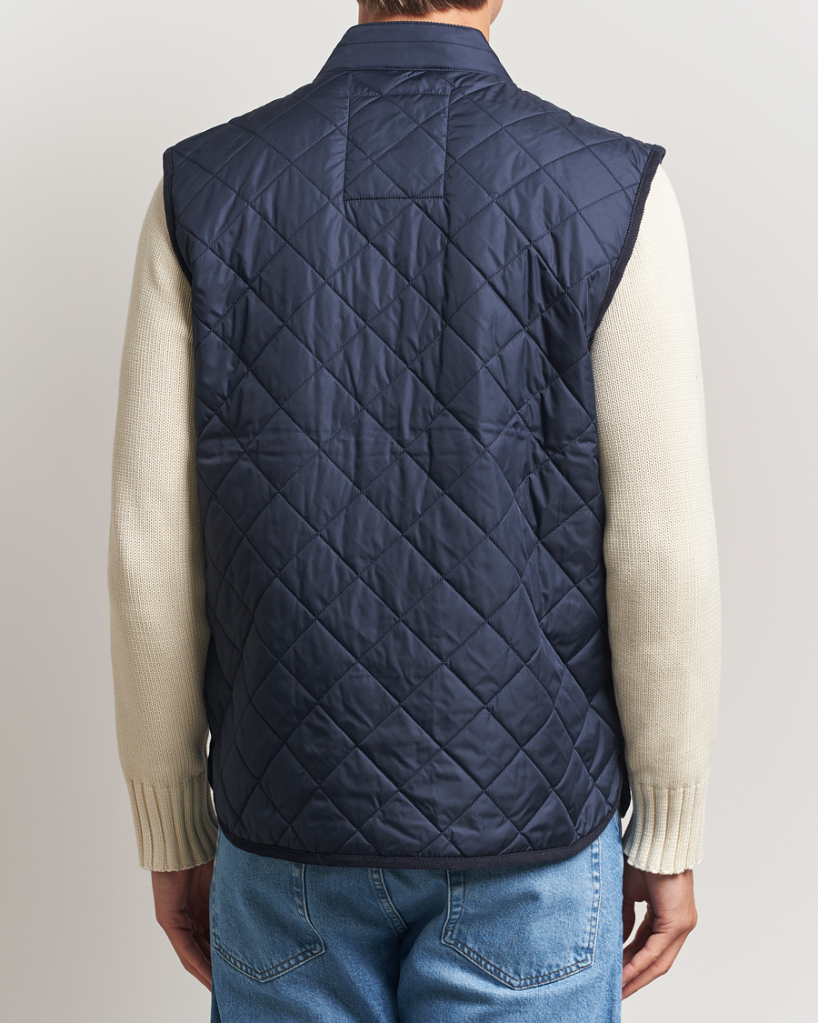 Heren | Gilets | Morris | Trenton Quilted Vest Old Blue