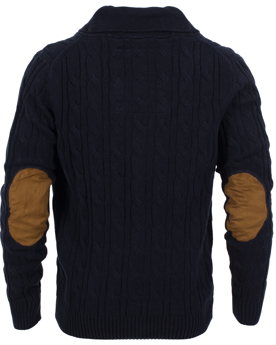 Homme | Pulls Et Tricots | Morris | Dorset Cable Cardigan Old Blue