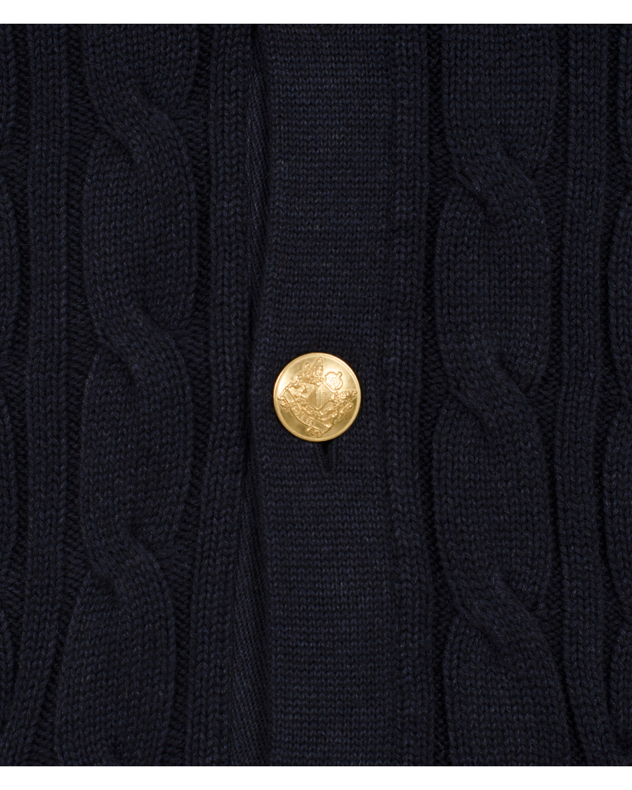 Homme | Pulls Et Tricots | Morris | Dorset Cable Cardigan Old Blue