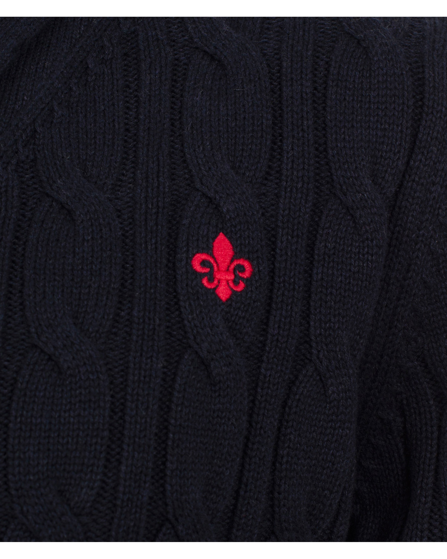 Homme | Pulls Et Tricots | Morris | Dorset Cable Cardigan Old Blue