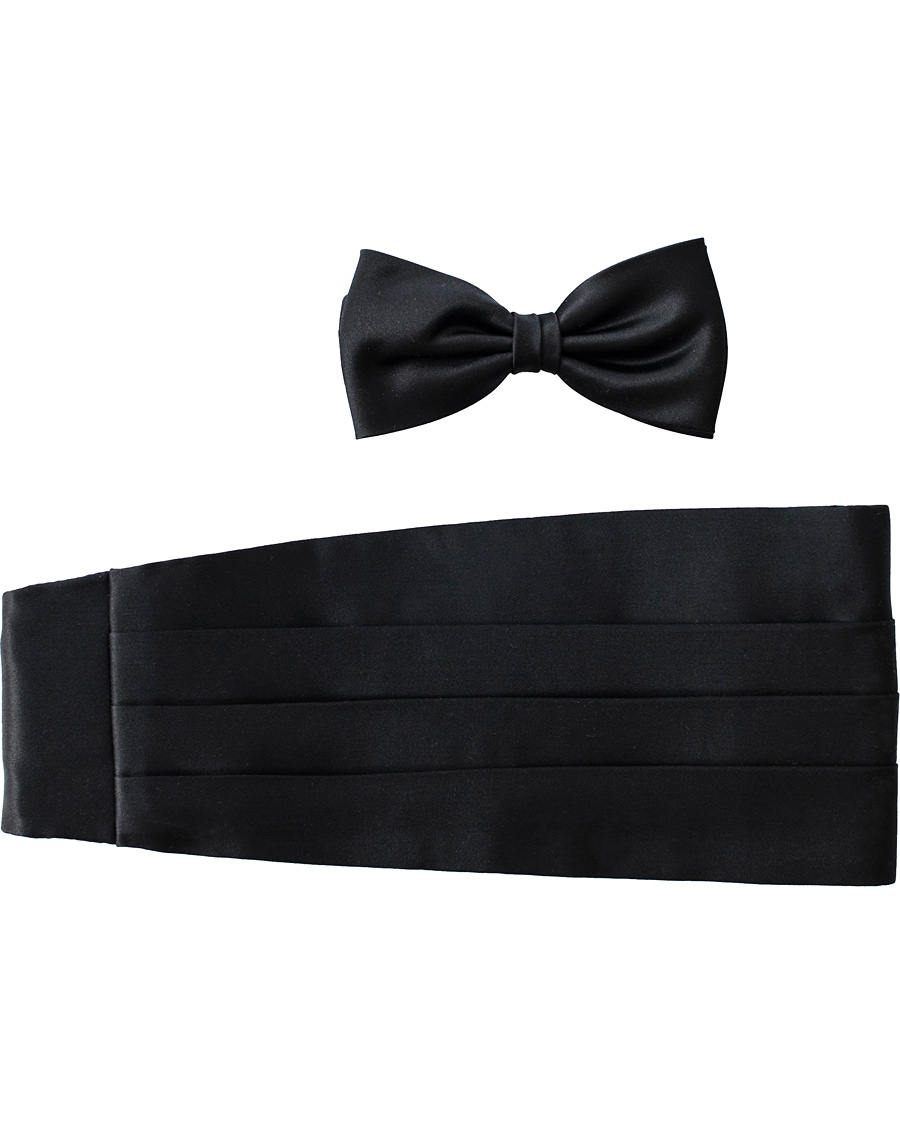 Homme | Amanda Christensen Cummerbund Set Black | Amanda Christensen | Cummerbund Set Black