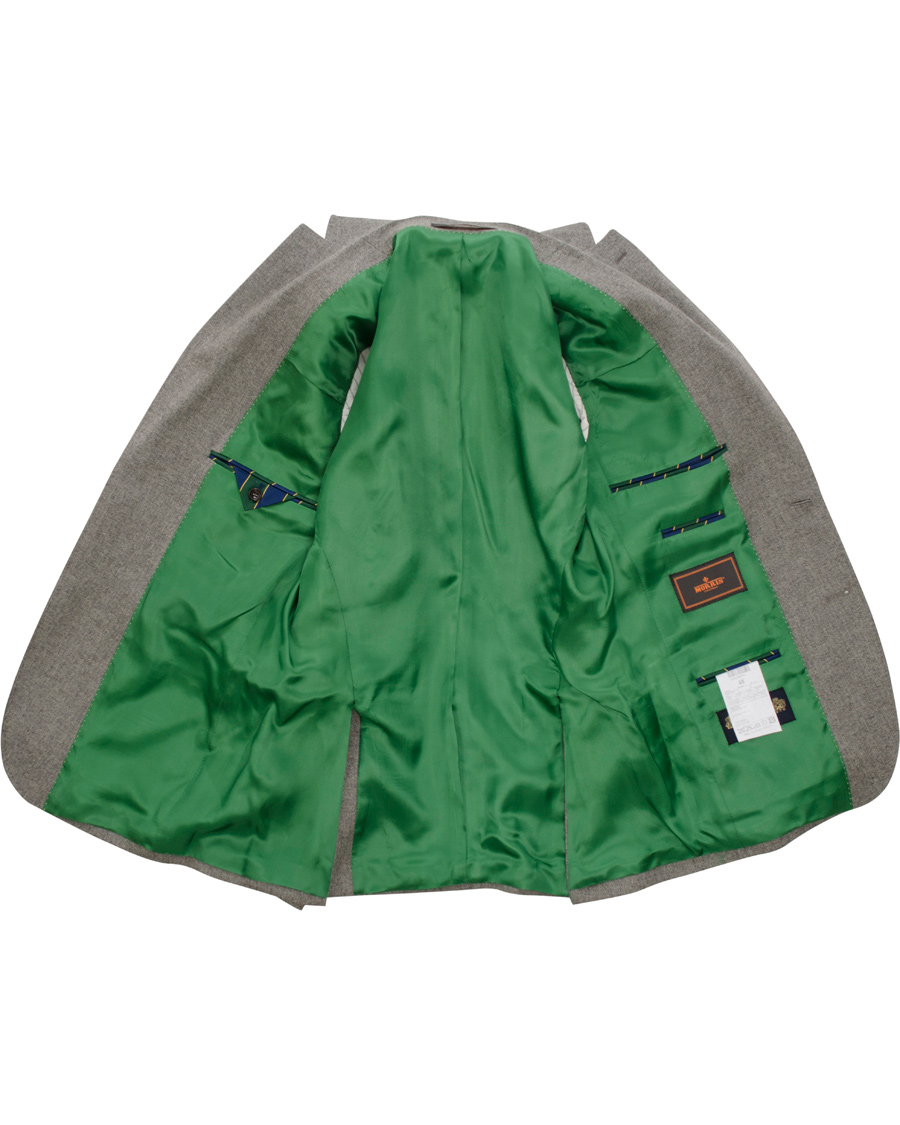 Heren | Blazers | Morris | Brian Shetland Wool Diagonal Blazer Grey