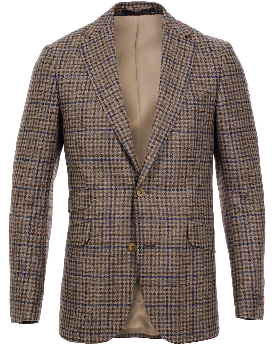 Homme | Blazers | Morris | Brian Houndstooth Blazer Brown