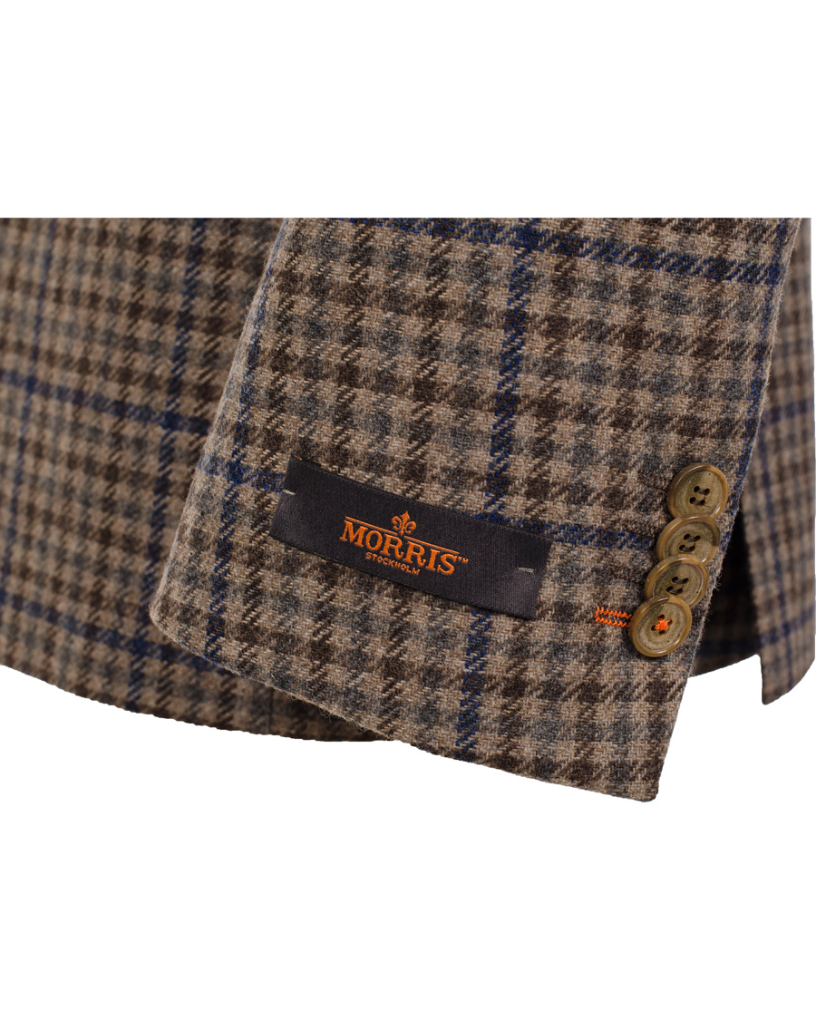 Homme | Blazers | Morris | Brian Houndstooth Blazer Brown