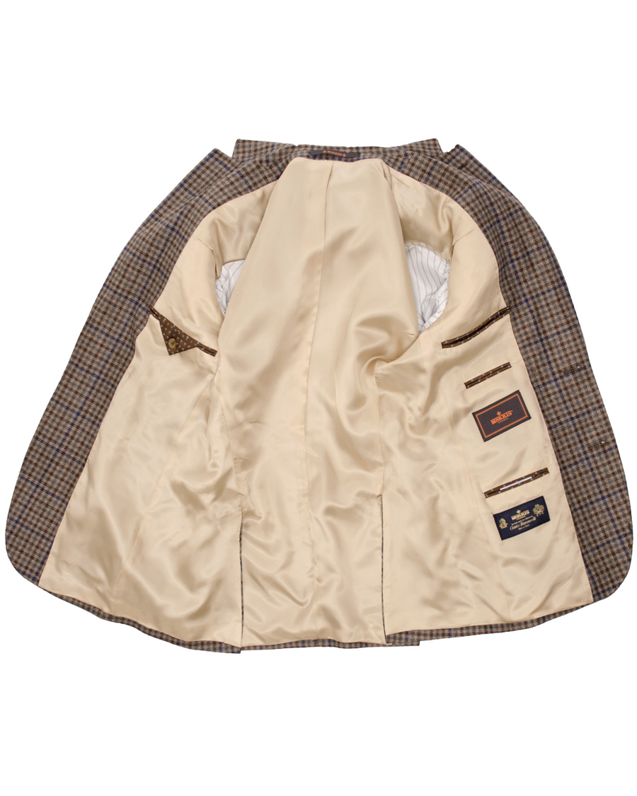 Homme | Blazers | Morris | Brian Houndstooth Blazer Brown