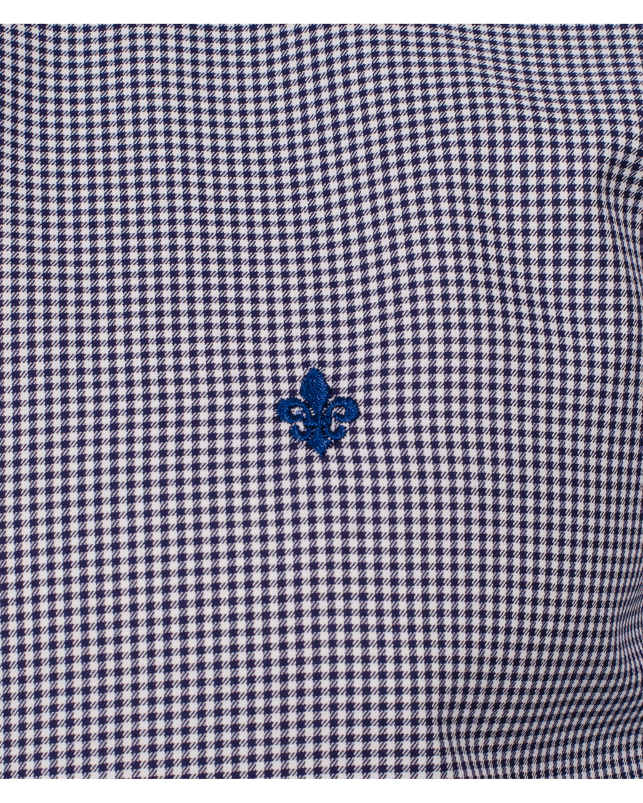 Homme | Chemises | Morris | Sir Moore Mini Check Shirt Navy