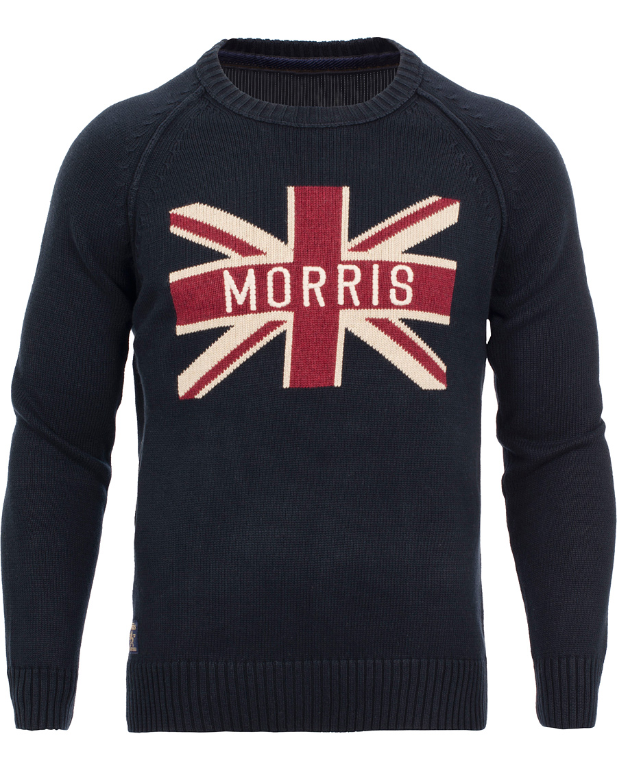 Homme | Pulls Et Tricots | Morris | Union Jack Sweater Old Blue