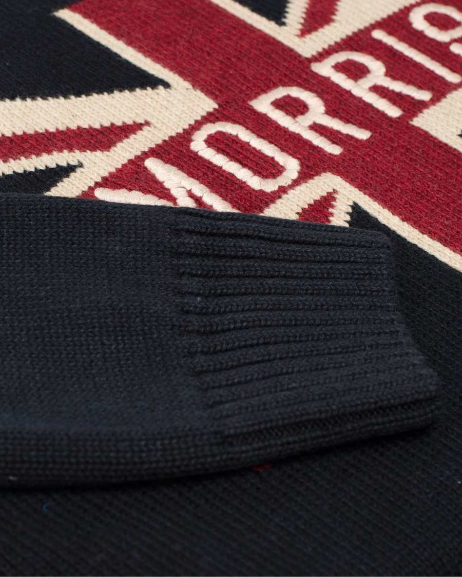 Homme | Pulls Et Tricots | Morris | Union Jack Sweater Old Blue
