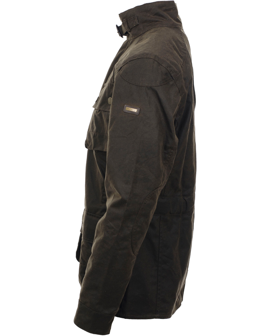 Homme | Manteaux Et Vestes | Hackett | Wax Rally Jacket Olive